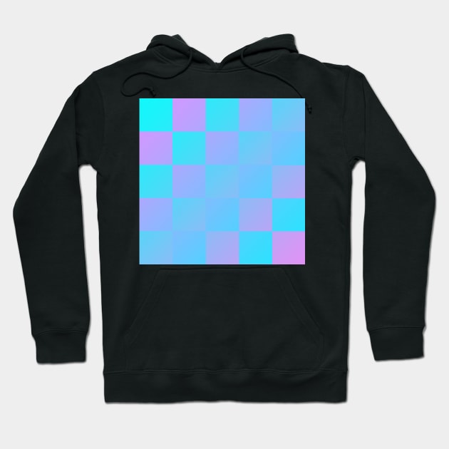 Vaporwave Aesthetic Checker Hoodie by melisssne